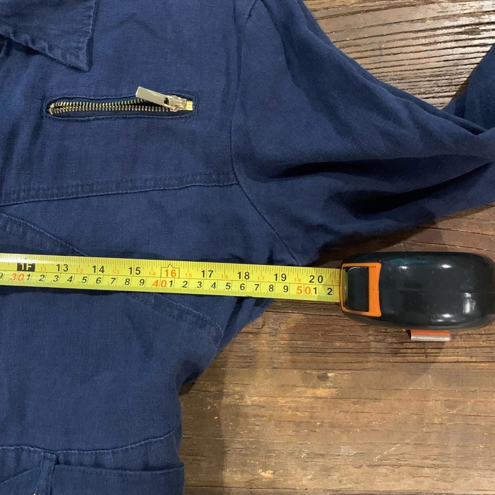 Navy Blue Romper with Gold Zippers by WEWOREWHAT size M ๐ฆ๐ฆ๐ฆ๐ฆ๐๐๐๐๐๐โค๏ธ - Picture 9 of 11
